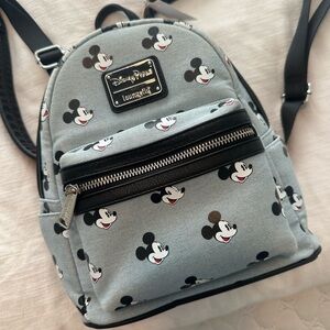 Mickey Mouse Denim Loungefly